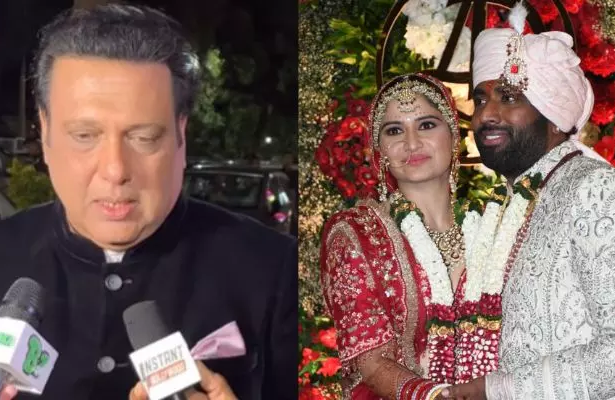 Govinda's Heartfelt Reunion at Arti Singh's Wedding