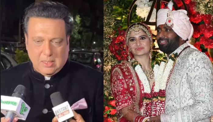 Govinda's Heartfelt Reunion at Arti Singh's Wedding